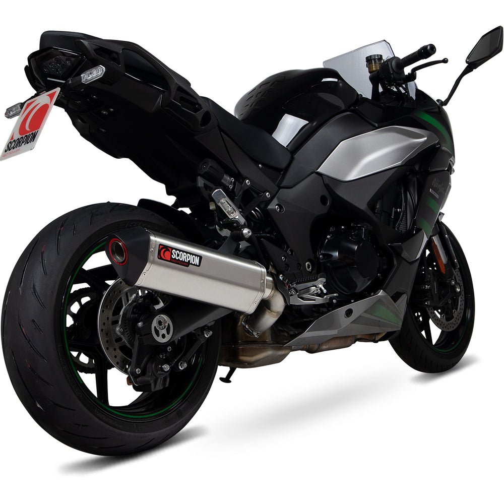 Scorpion Serket Parallel Stainless Steel Exhaust For Kawasaki Ninja 1000SX 2020-2025