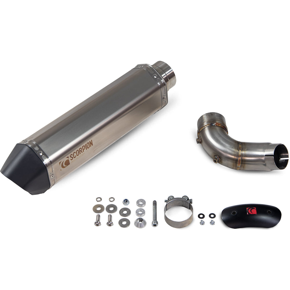 Scorpion Serket Taper Satin Titanium Exhaust For Kawasaki Ninja 1000SX 2020-2025
