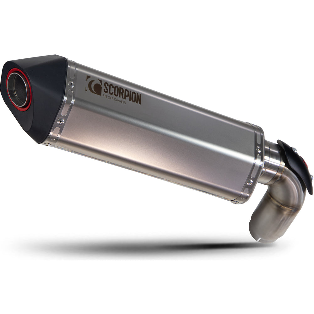 Scorpion Serket Taper Satin Titanium Exhaust For Kawasaki Ninja 1000SX 2020-2025