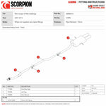 Scorpion Car Exhaust Cat-Back System (Non-Res) Polished - Mini Cooper S R56 / R57 / R58 / R59 (Non-GPF) 2007 - 2014
