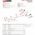 Scorpion Car Exhaust Cat-Back System (Resonated) (Electronic Valves) Carbon Fibre Ascari - BMW M2 F87 2016 - 2018