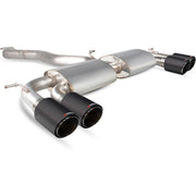 Scorpion Car Exhaust Cat-Back System (Non-Resonated) (Non-Valved) Carbon Ascari - VW Golf MK7 R 2014 - 2016