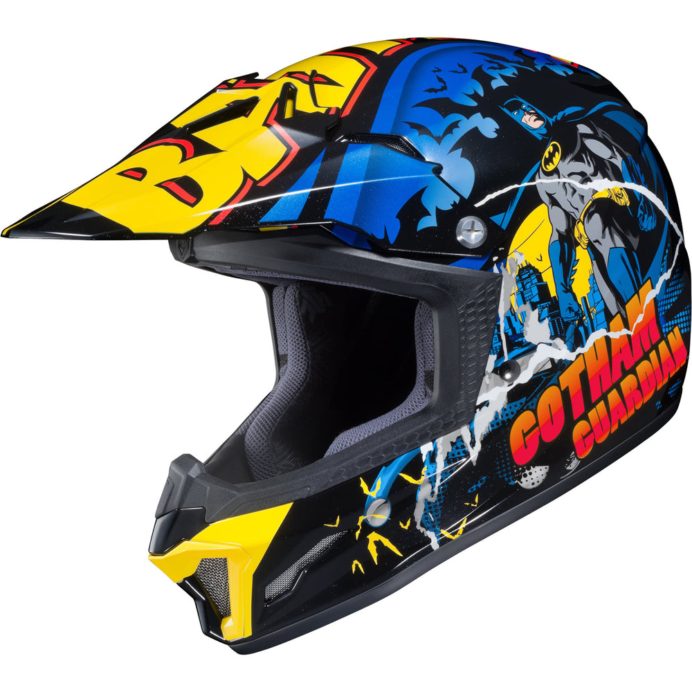 Hjc Junior Motorbike Gear HJC CL-XY II Batman Youth Motocross