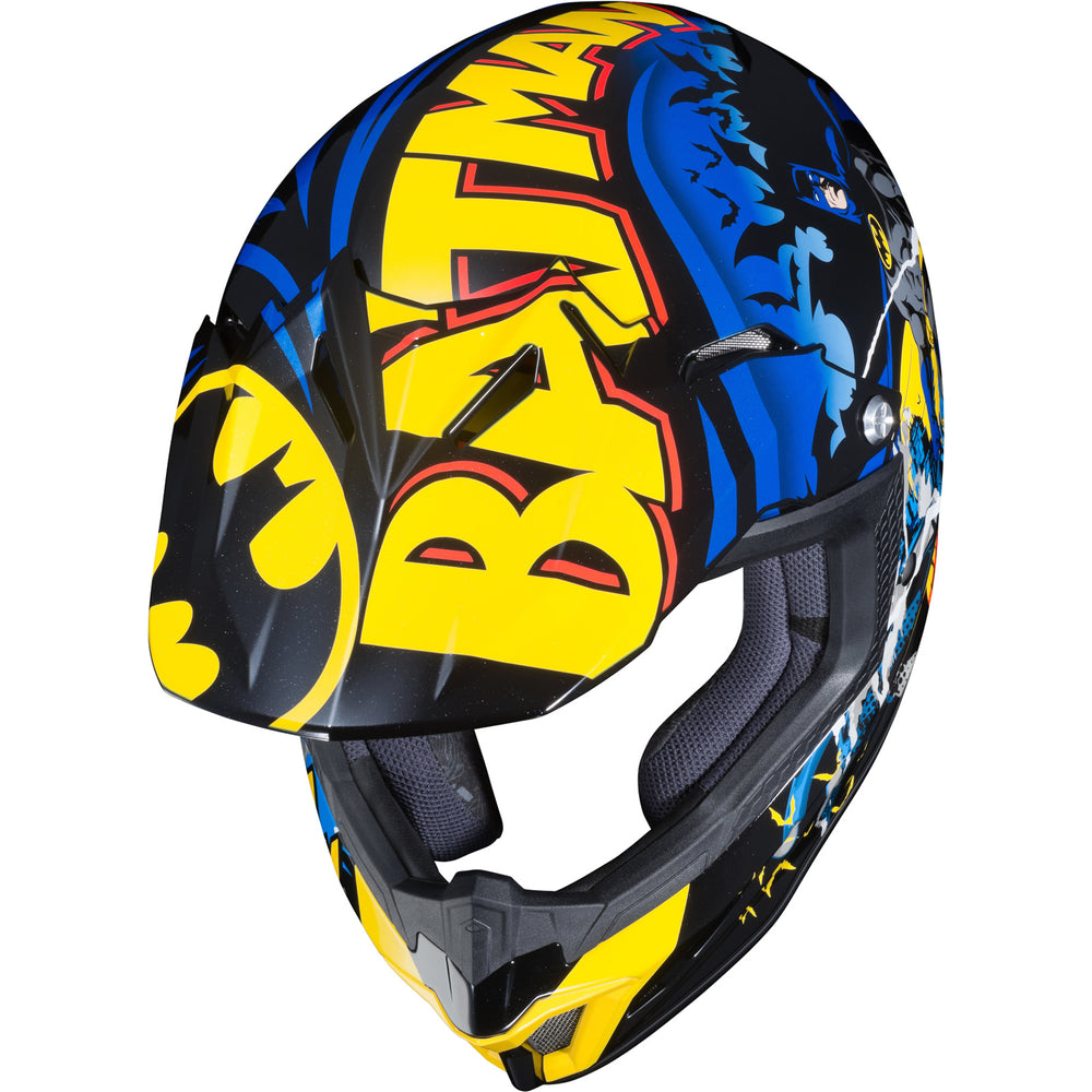 hjc batman helmet HJC CL-XY II Batman Youth Motocross Helmet – Ghostbikes