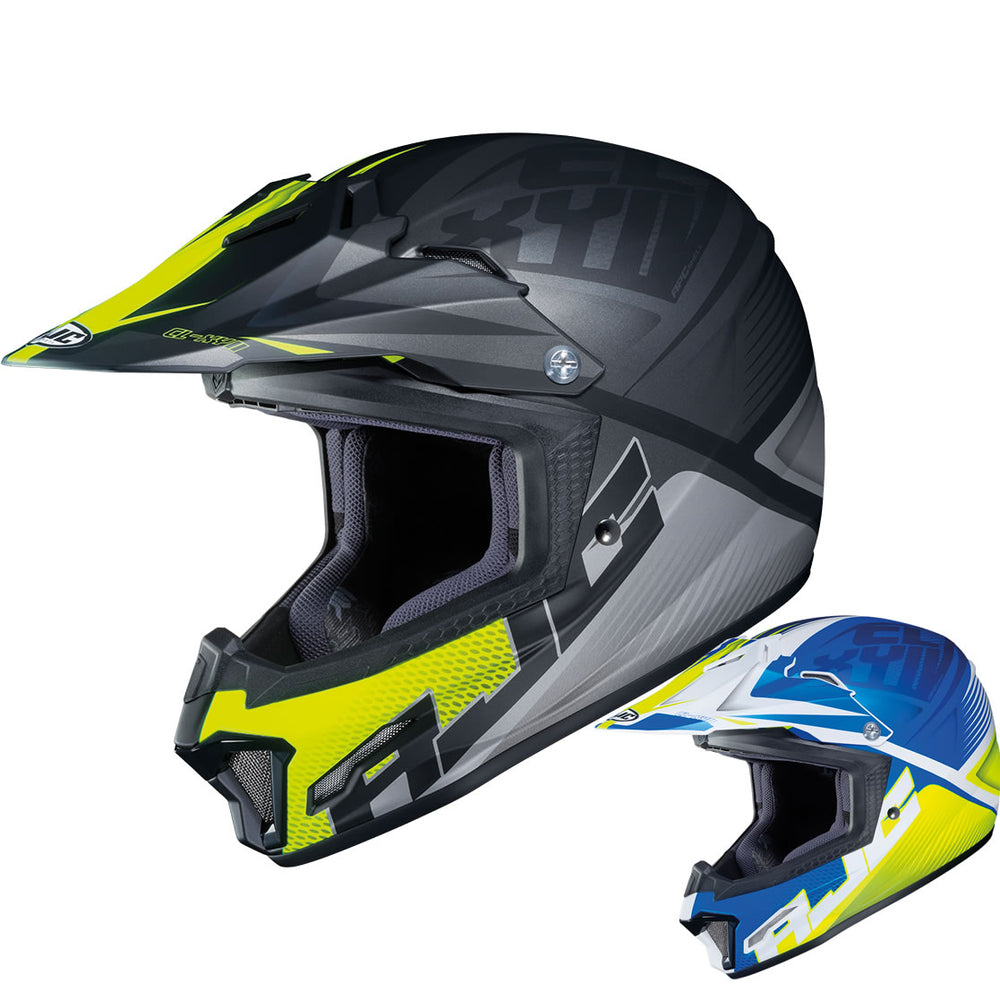 dot hjc youth helmets HJC CL-XY II Ellusion Youth Motocross Helmet – Ghostbikes