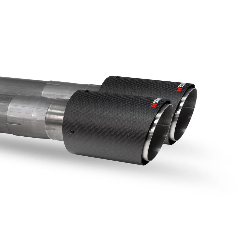 Scorpion Car Exhaust Cat-Back System (Resonated) Black Ascari - Mini Cooper S F55 (Non-GPF Model) 2014 - 2018