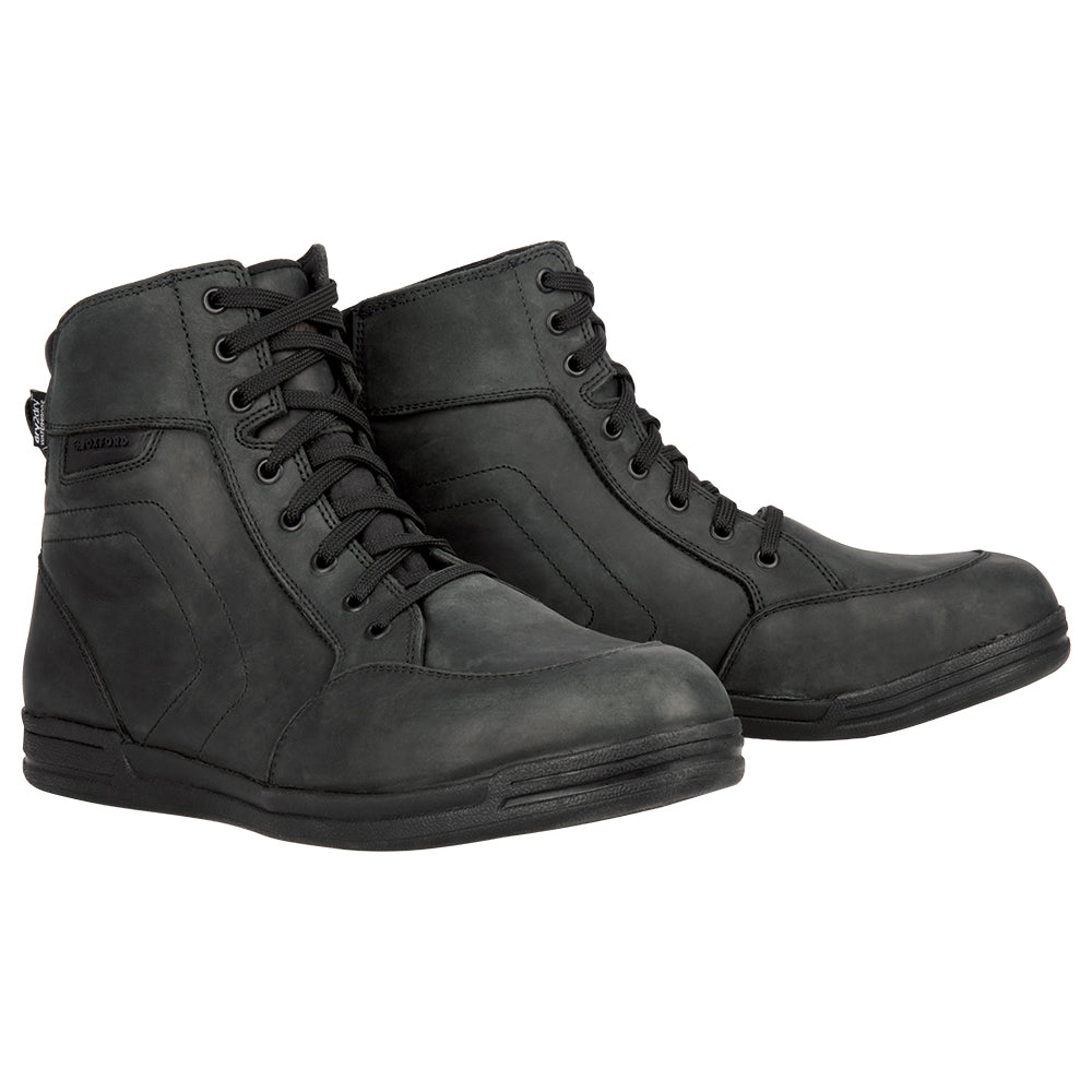 Oxford Kickback 1.0 Leather Motorcycle Boots