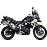 Scorpion Serket Parallel Stainless Steel Exhaust For Triumph Tiger 900 2020-2023