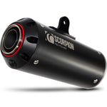 Scorpion Red Power Black Ceramic Oval Exhaust - Honda Monkey 125 2018 - 2021