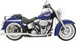 Bassani Power Curve True Dual Crossover Header Pipes - Harley Davidson FXSTC1340 1986-1995