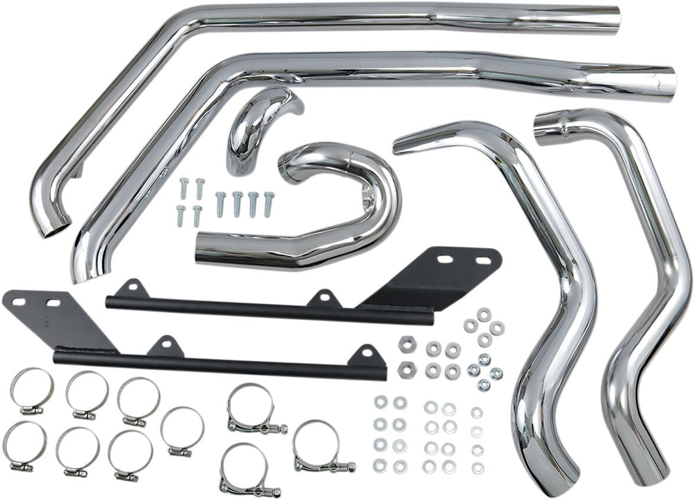 Bassani Power Curve True Dual Crossover Header Pipes - Harley Davidson FLSS 1800 ABS 2016-2017