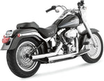 Vance & Hines Straightshots Exhaust System For Harley Davidson FLST 1340 1987-1990 - Chrome