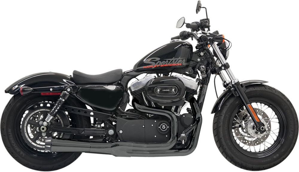 Bassani Road Rage II Mega Power 2 Into 1 System - Harley Davidson XL 1200 C 2004-2013
