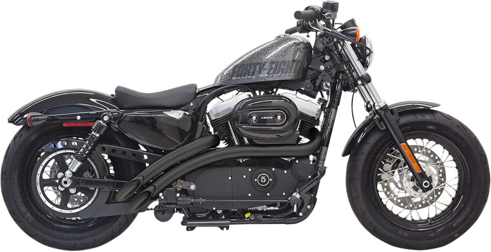 Bassani Radial Sweeper Exhaust - Harley Davidson XL 883 N ABS