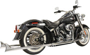 Bassani Fishtail True Dual Exhaust System - Harley Davidson FXSTS 1340