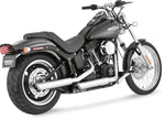 Vance & Hines 3" Round Twin Slash Silencers - Harley Davidson FXSBSE 1800 2013