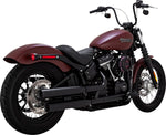 Vance & Hines Eliminator 300 Silencers For Harley Davidson FLFB 1750 2018-2020 - Black