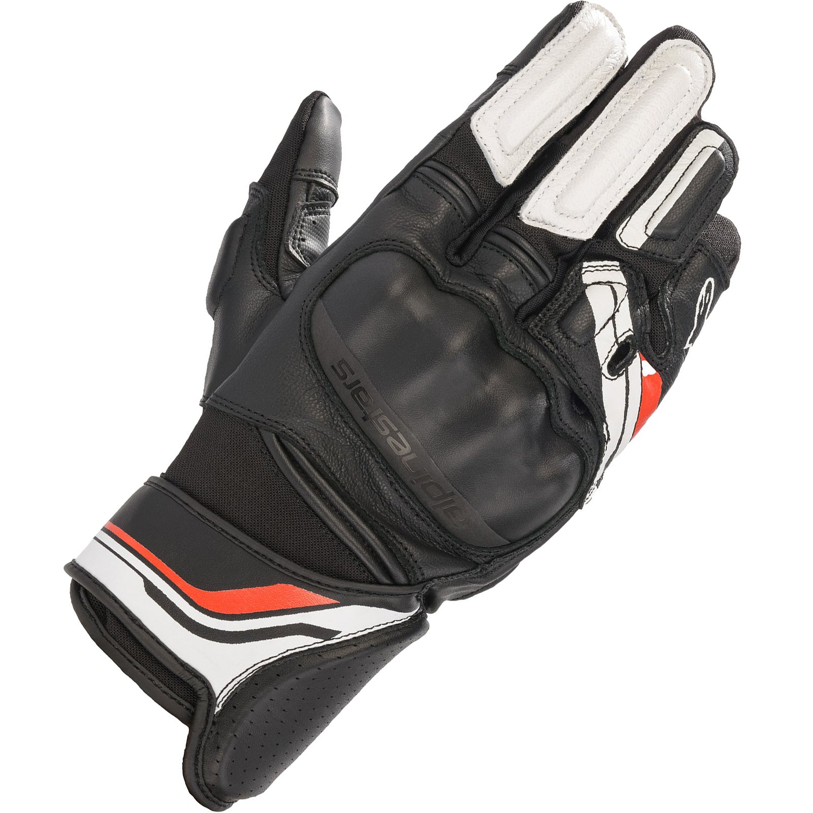 Black Booster Alpinestars gloves Black⁄Black, S Alpinestars