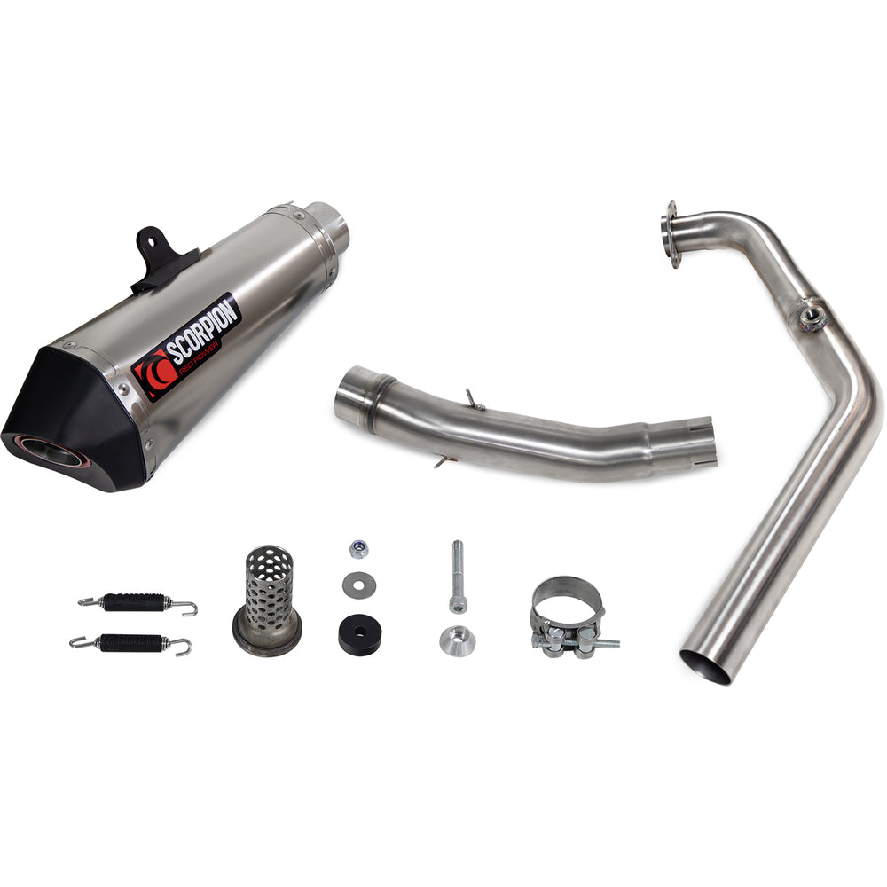 Scorpion Serket Taper Titanium Exhaust For Yamaha YZF R 125 Full System 2021-2024