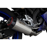 Scorpion Red Power Stainless Steel Exhaust For Yamaha YZF R 125 Full System 2021-2024