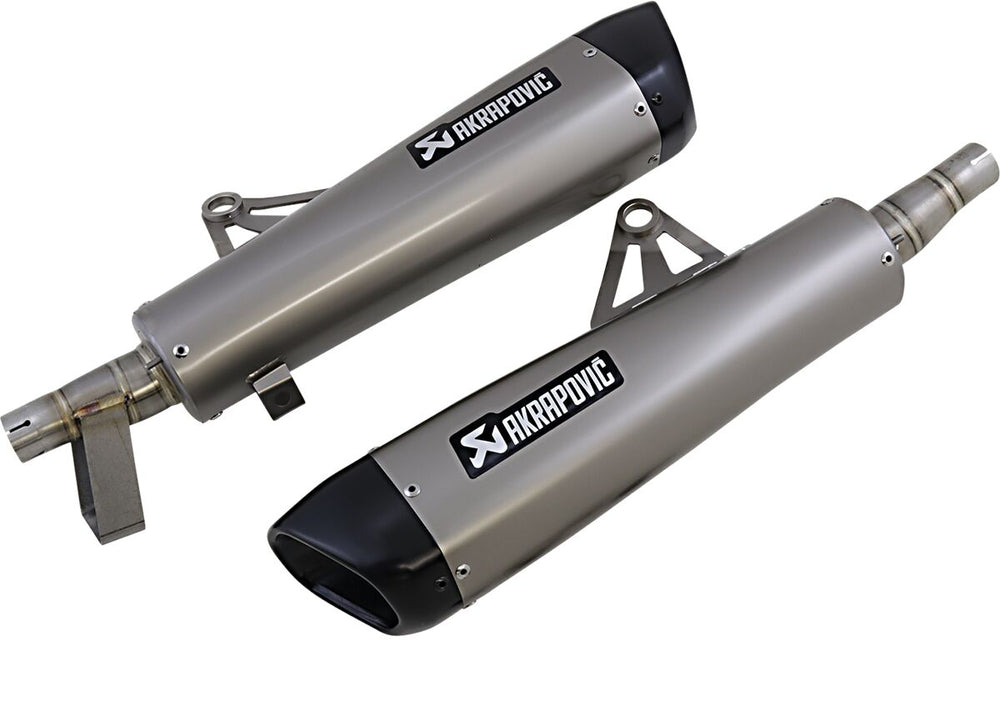 Akrapovic Titanium Line Silencers - Triumph Bonneville 900 T100 2017-2020