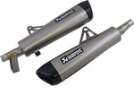 Akrapovic Titanium Line Silencers - Triumph Bonneville 900 T100 2017-2020