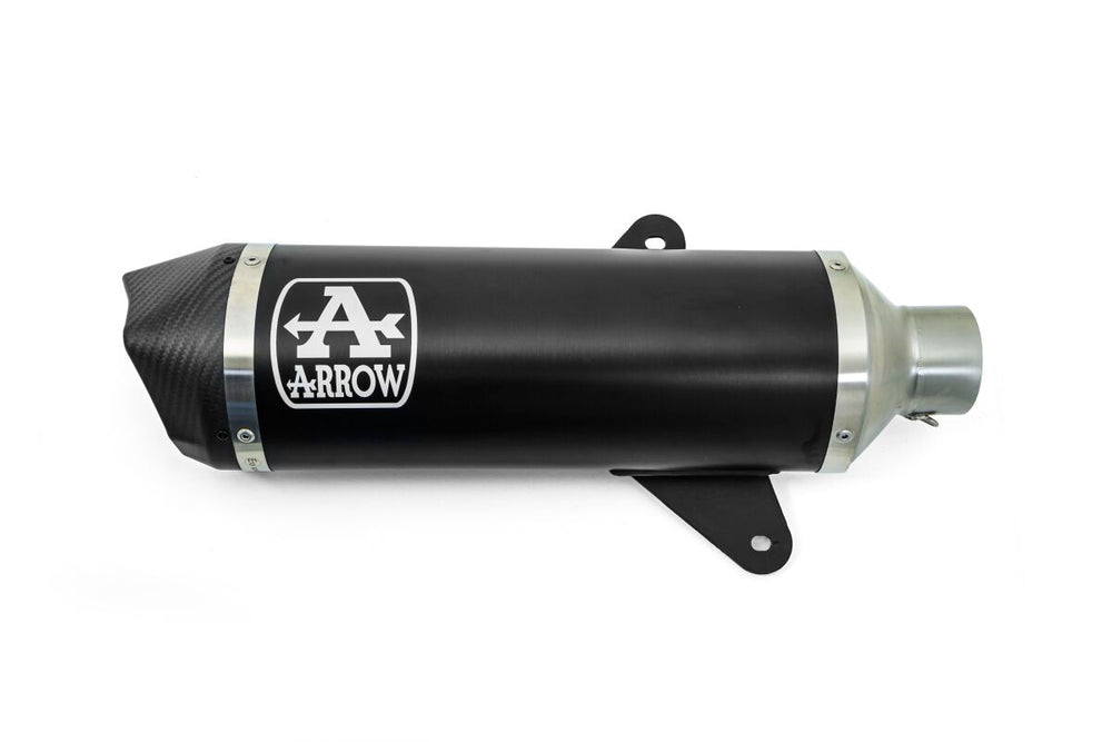 Arrow Urban Black/Carbon Exhaust Silencer - Piaggio Beverly 300 HPE ABS 2021