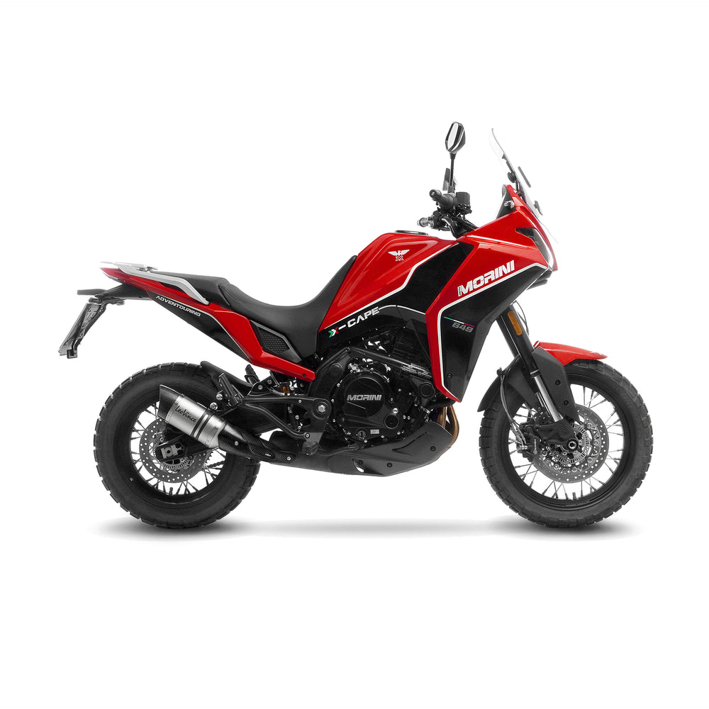 LeoVince LV Pro Stainless Steel Silencer - Moto Morini X-Cape 650 2021-2023