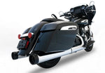 Rinehart 4.5" MotoPro45 Silencers for Indian For Indian Challenger 108 2020-2025 - Chrome/Black