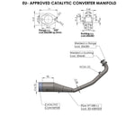 LeoVince Catalytic Converter - Honda PCX 125 2021-2023