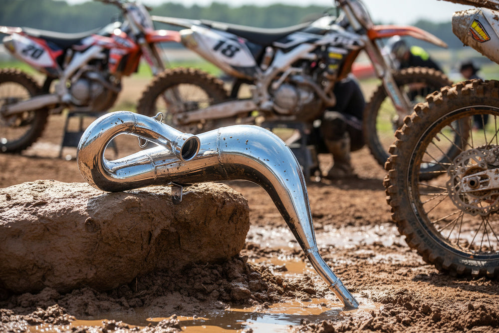 FMF Gnarly Front Exhaust Pipe - KTM EXC 250/300 2004-2005, SX250 2004-2010