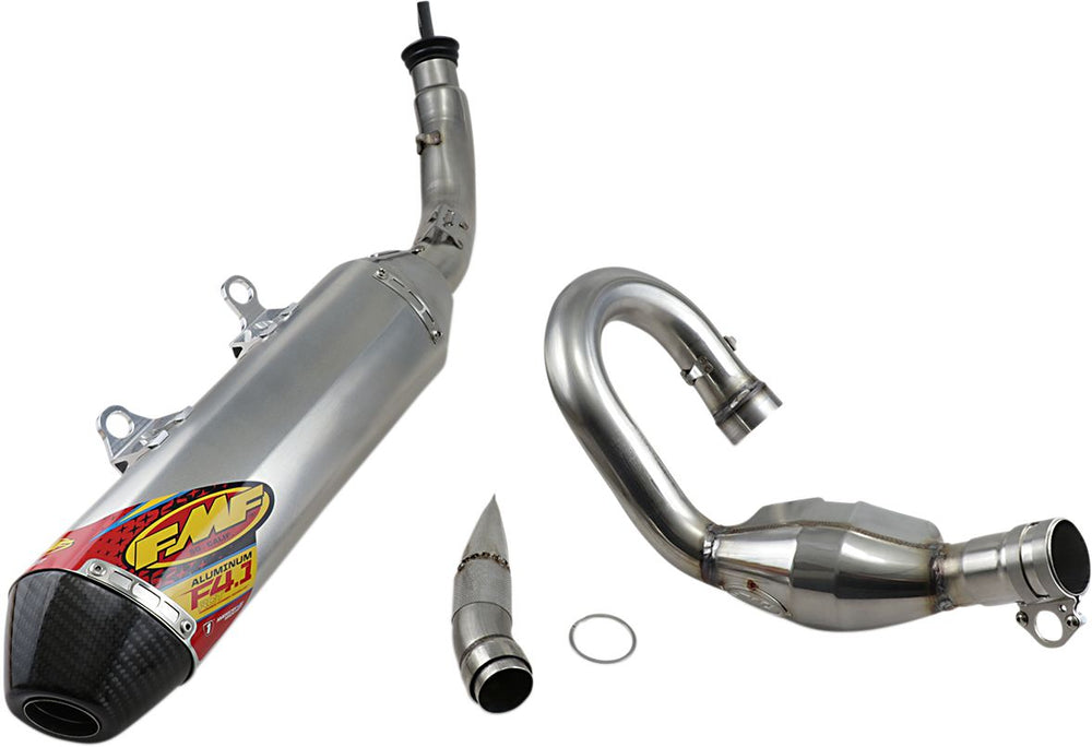 FMF Factory 4.1 RCT Slip-On Stainless Silencer & Megabomb Header - KTM SXF450 & Husqvarna FC450 2018-22