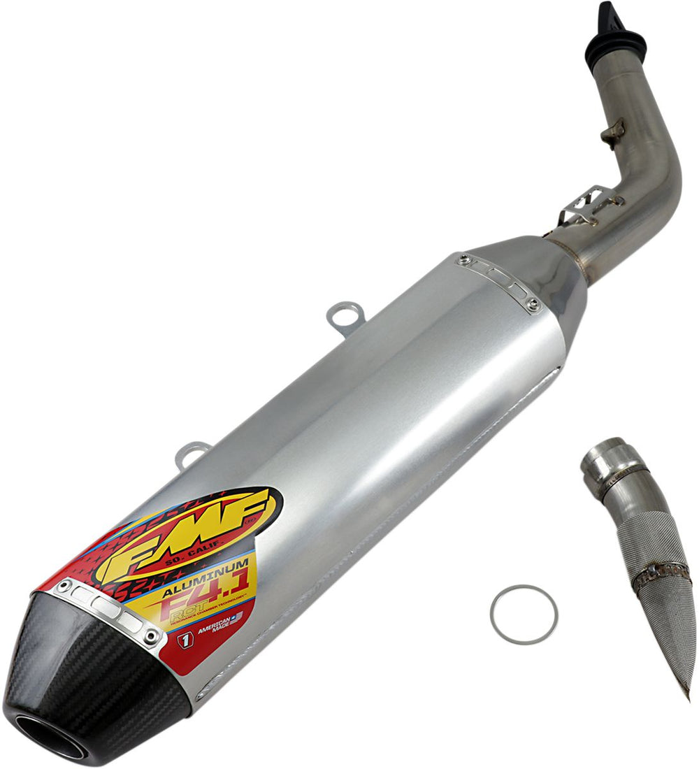 FMF Factory 4.1 RCT Slip-On Silencer With Carbon End Cap - KTM SXF 350/450 & Husqvarna FC 350/450 2019-2022