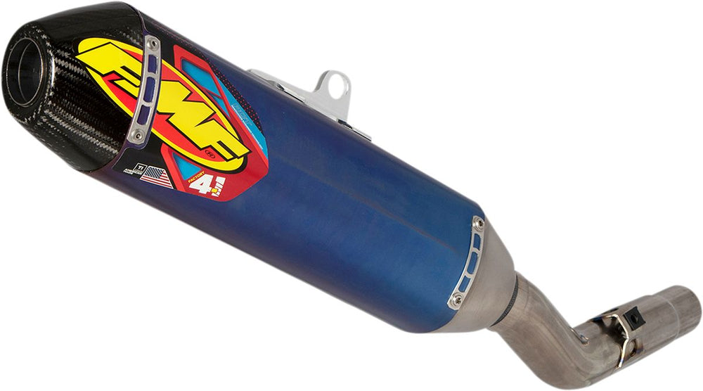 FMF Factory 4.1 RCT Slip-On Steel/ Ti Silencer - Beta RR 250/390/430/480 2020-23 - Blue