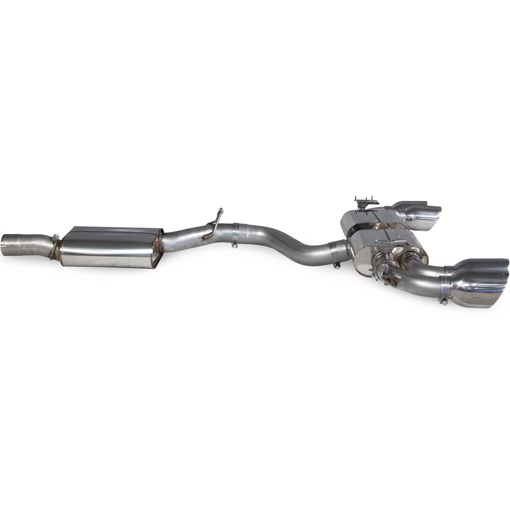 Scorpion Car Exhaust GPF-Back System (Resonated) (Electronic Valves) Polished Daytona - Audi S3 8Y Sportback 2020 - 2021