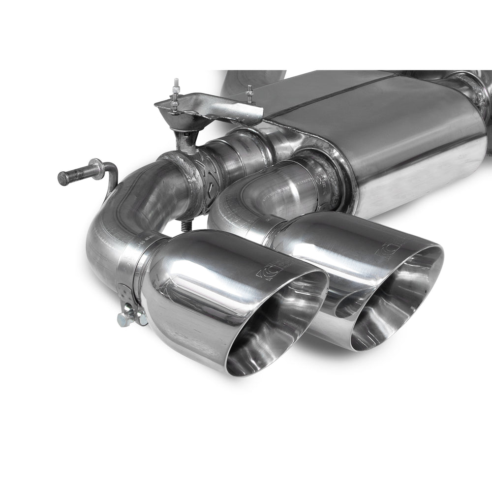 Scorpion Car Exhaust GPF-Back System (Resonated) (Electronic Valves) Polished Daytona - Audi S3 8Y Sportback 2020 - 2021