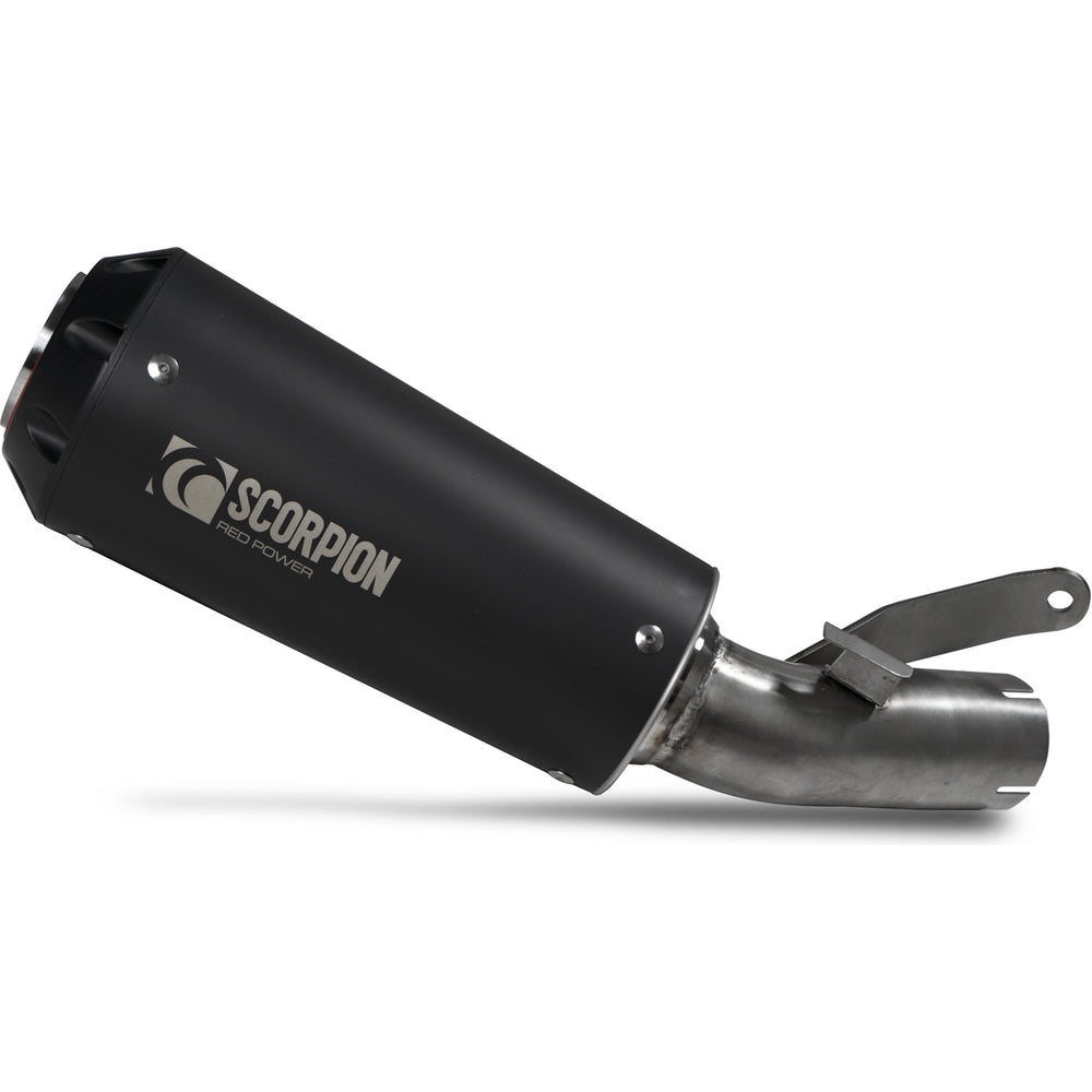 Scorpion Red Power Black Ceramic Exhaust For Suzuki GSX-S 1000 2021-2025