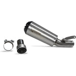 Scorpion Red Power Brushed Stainless Steel Exhaust For Suzuki GSX-S 1000 2021-2025