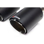 Scorpion Car Exhaust Upgrade Kit Twin 114mm Carbon Fibre Ascari Trim
