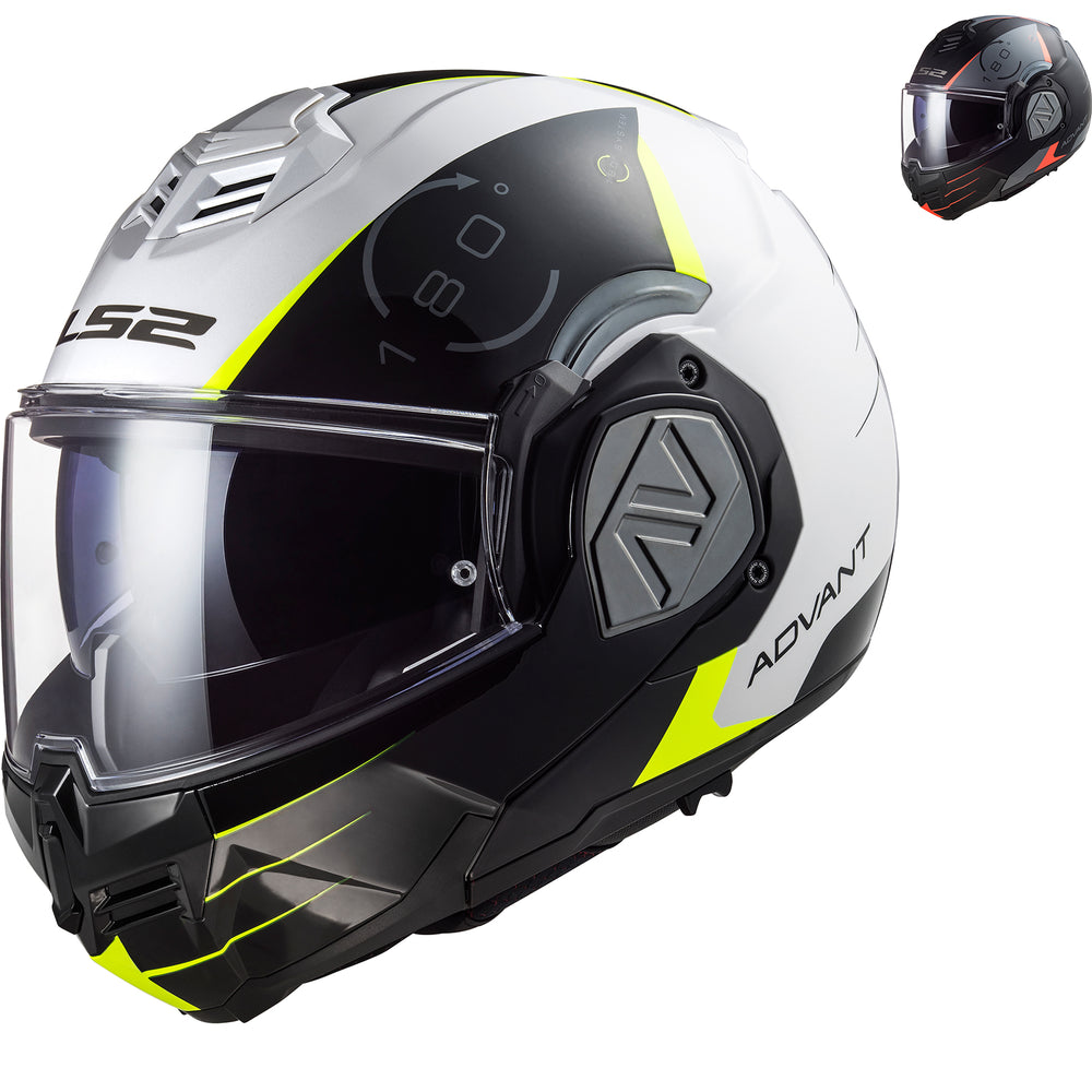 LS2 FF906 Advant Codex Flip Front Motorcycle Helmet – Ghostbikes