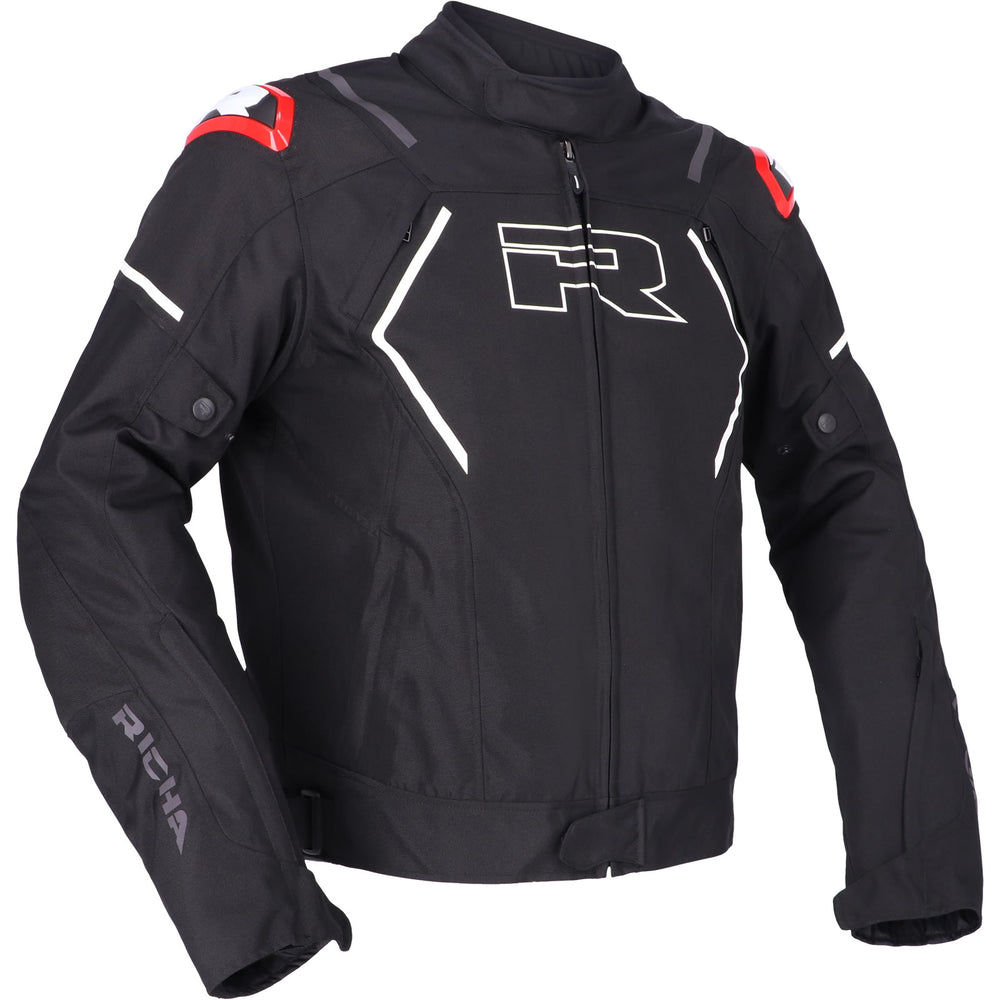 Richa Vendetta Motorcycle Jacket XL Black Red White