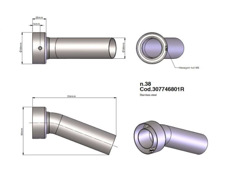 LeoVince DB Killer Insert - BMW K 1300S 2009-2011