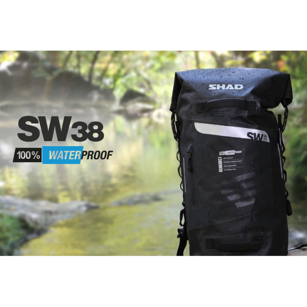 Shad SW38 100% Waterproof Motorcycle Tail Bag