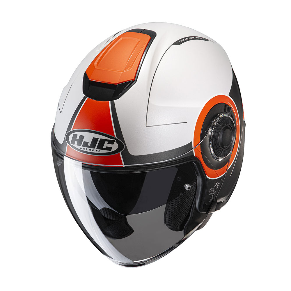 HJC Helmets I40 Herren Motorradhelm – SEMI FLAT BLACK, XXL, Mit Integrierter Sonnenblende & Anti-Fog Visier