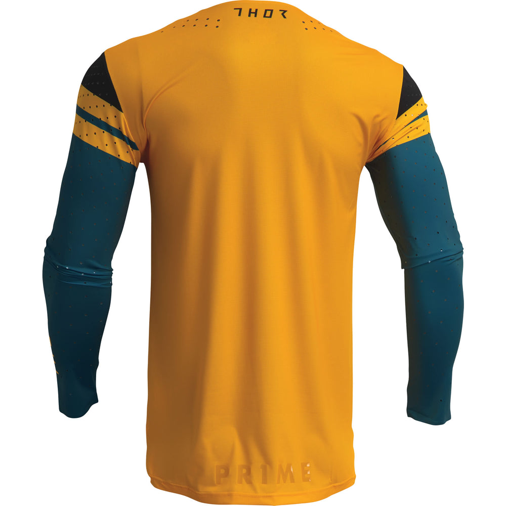 Thor Prime Rival 2023 Motocross Jersey & Pants Teal Yellow Kit