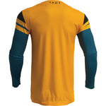 Thor Prime Rival 2023 Motocross Jersey & Pants Teal Yellow Kit
