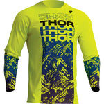 Thor Sector Atlas 2023 Motocross Jersey & Pants Acid Blue Kit