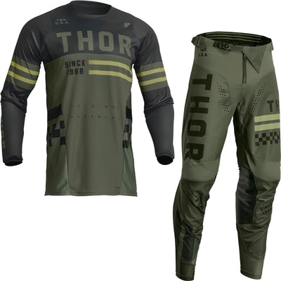 Thor Pulse Combat 2023 Motocross Jersey Pants Army Kit – Ghostbikes