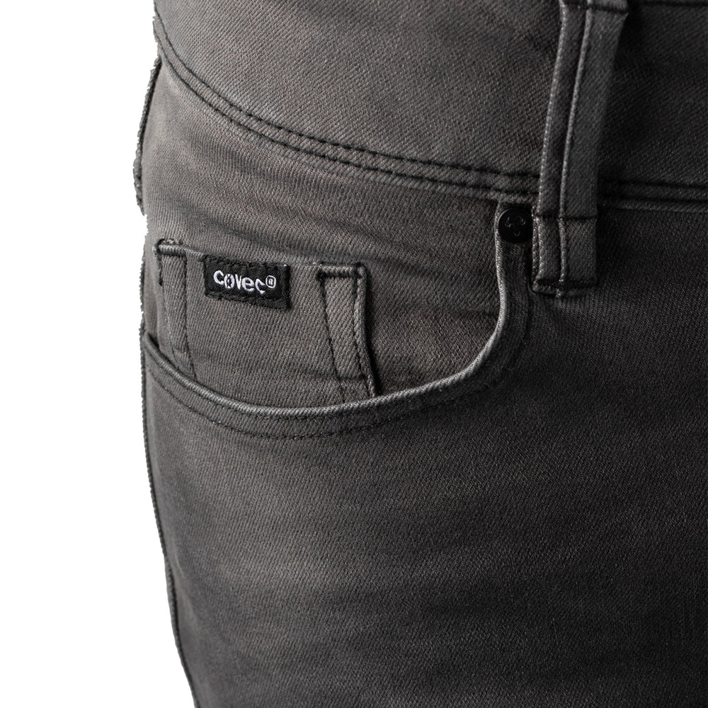 Bull-It Titan AA Approved Straight Fit Grey Motorcycle Jeans