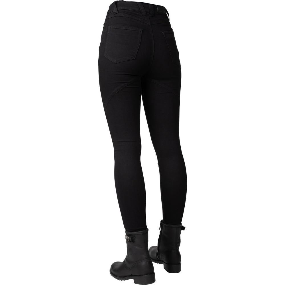 Bull-It Fury V A Approved Skinny Fit Black Ladies Motorcycle Jeggings